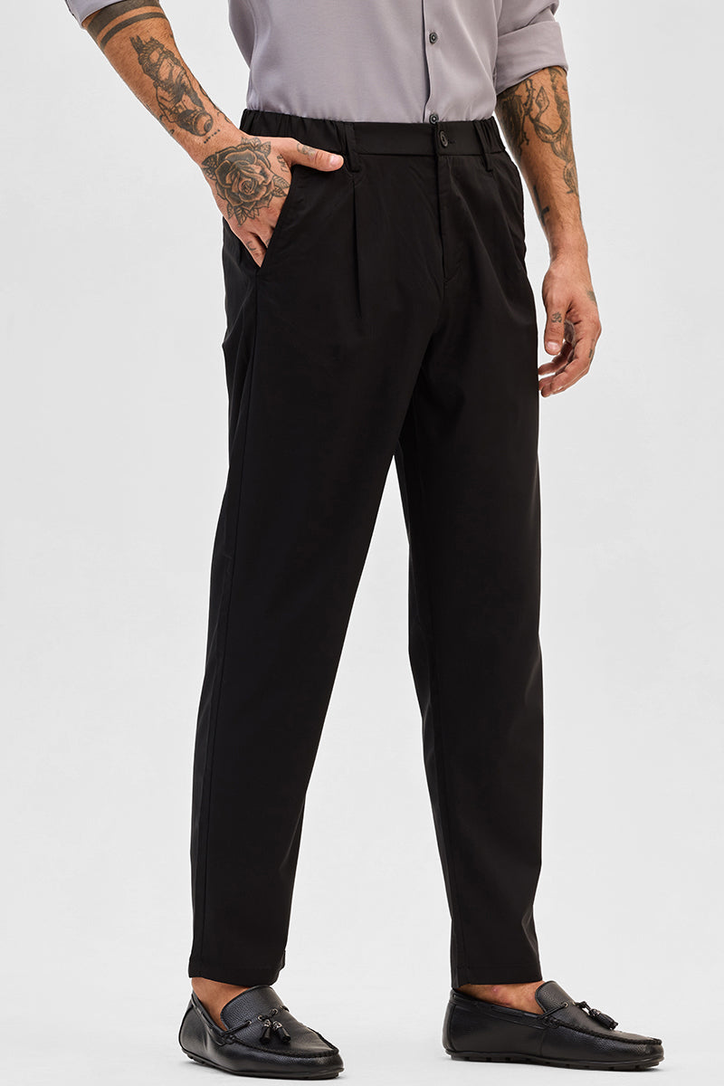 Black Slim Fit Trousers