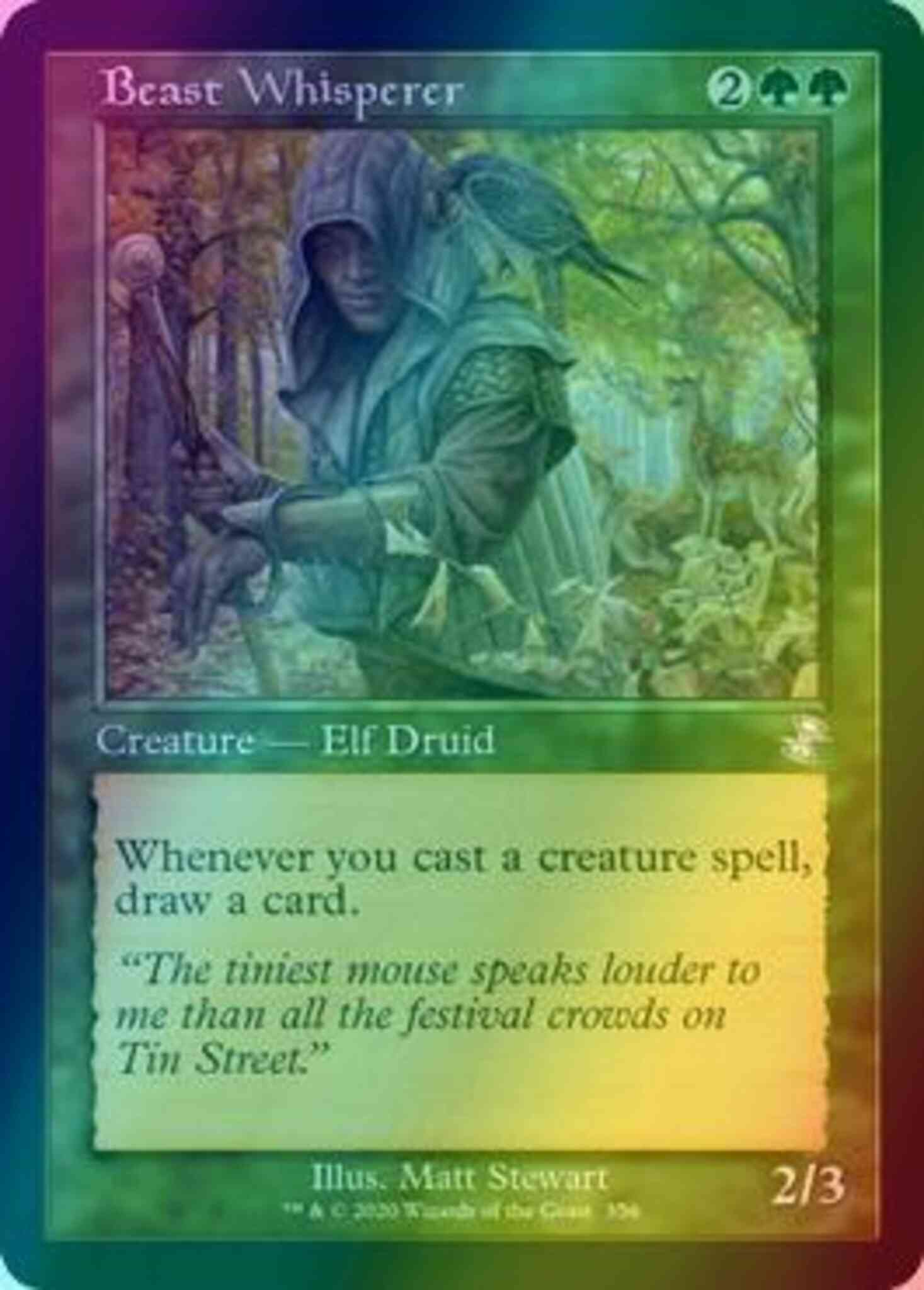 Beast Whisperer [356] [Time Spiral Remastered] [Foil]