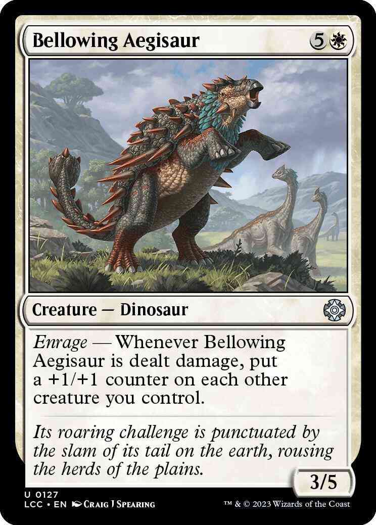 Bellowing Aegisaur [127] [The Lost Caverns of Ixalan: Commander] [Non-Foil]