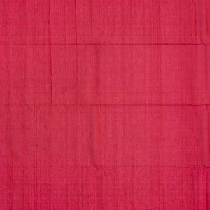 Taupe Handloom Kora Silk Cotton Saree With Buttas & Pink Pallu