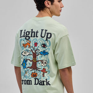 Brew Up Some Magic Green Oversized T-Shirt