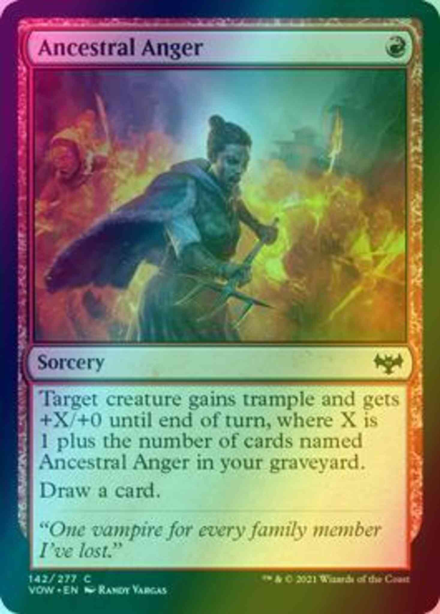 Ancestral Anger [142] [Innistrad: Crimson Vow] [Foil]