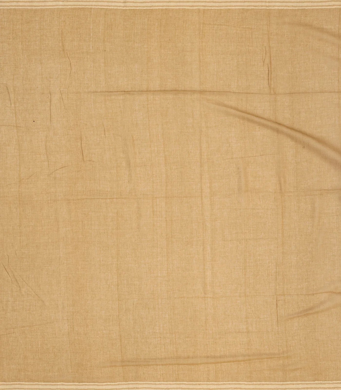 Beige Handloom Bengal Cotton Saree With Bird Motifs