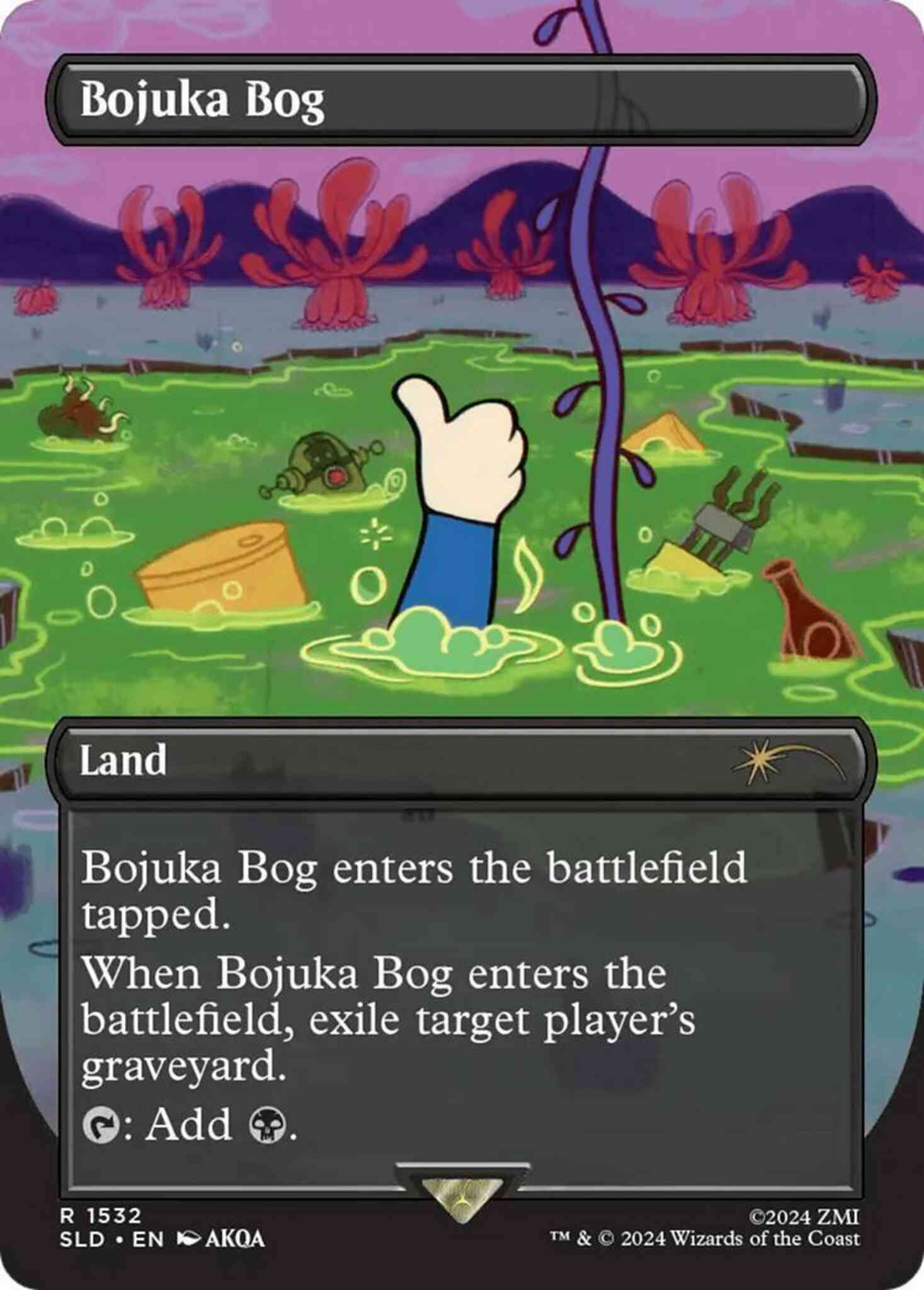 Bojuka Bog [1532] [Borderless] [Fallout: Points of Interest] [Secret Lair Drop] [Non-Foil]
