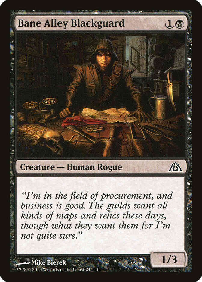 Bane Alley Blackguard [21] [Dragon's Maze] [Non-Foil]