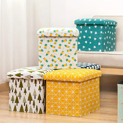 Foldable Storage Stool