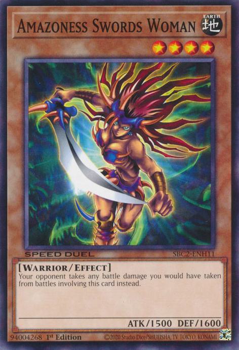 Amazoness Swords Woman - SBC2-ENH11 - Common - 1st Edition