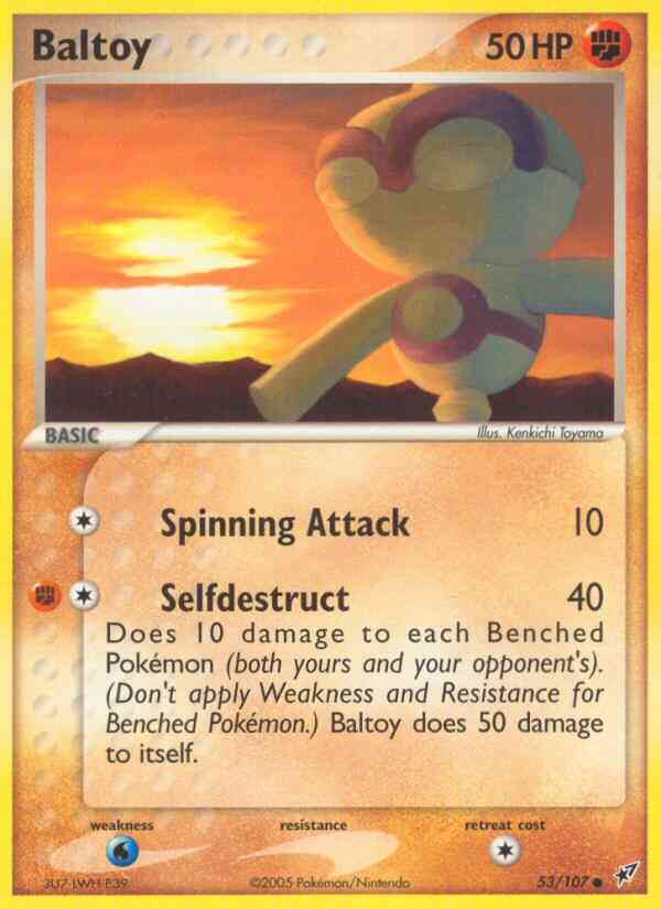 Baltoy - 53/107 - Common [ex8-53] [Non-Holo]