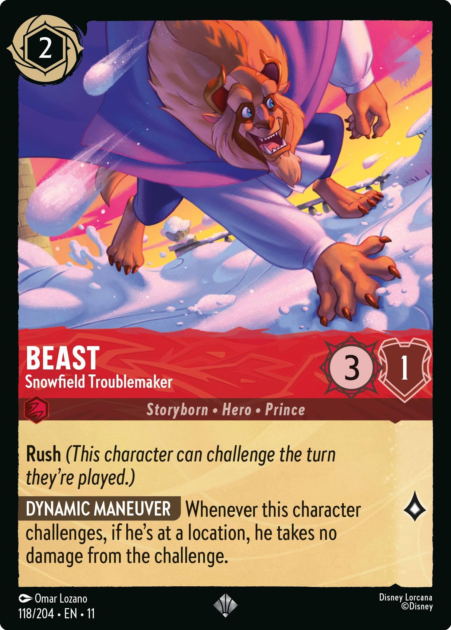 Beast - Snowfield Troublemaker - 118/204 [Winterspell] [Non-Foil]