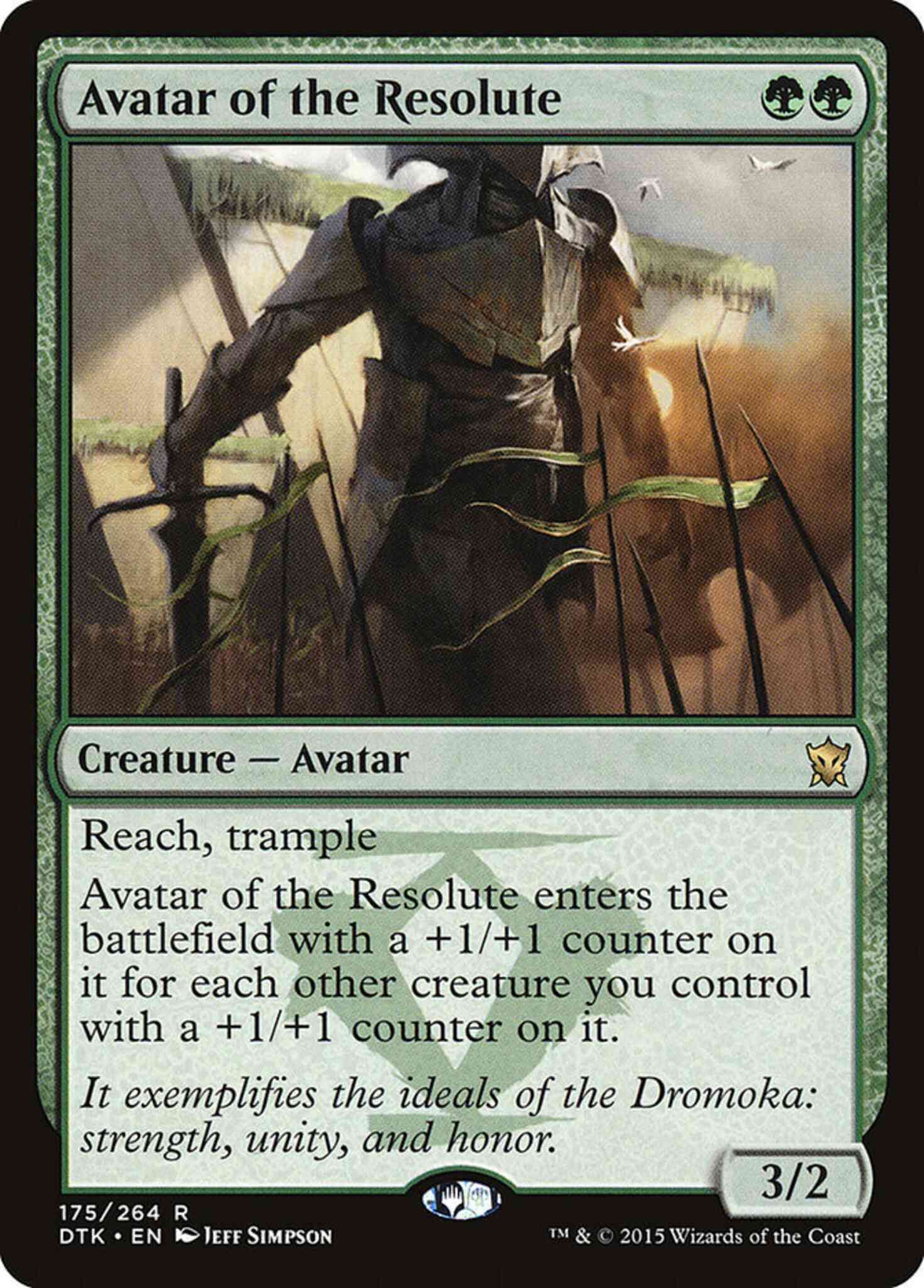 Avatar of the Resolute [175] [Dragons Of Tarkir] [Non-Foil]