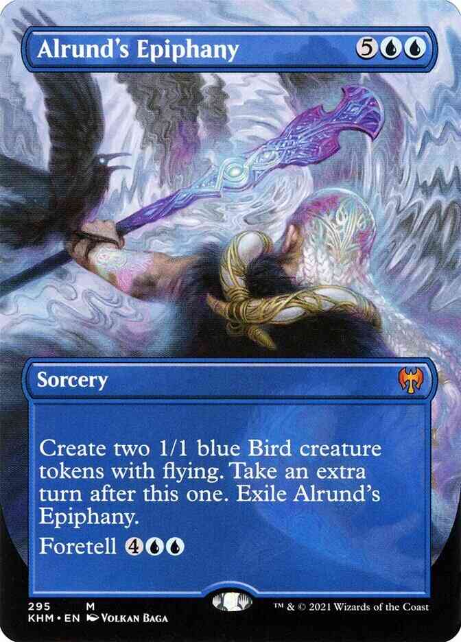 Alrund's Epiphany [295] [Borderless] [Kaldheim] [Non-Foil]
