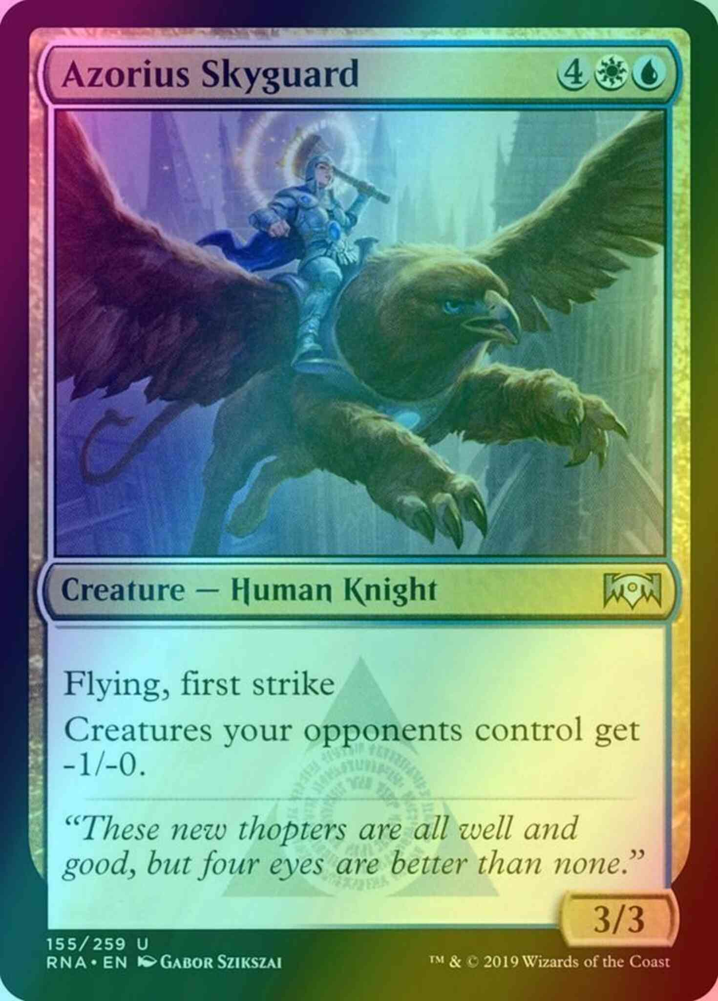 Azorius Skyguard [155] [Ravnica Allegiance] [Foil]