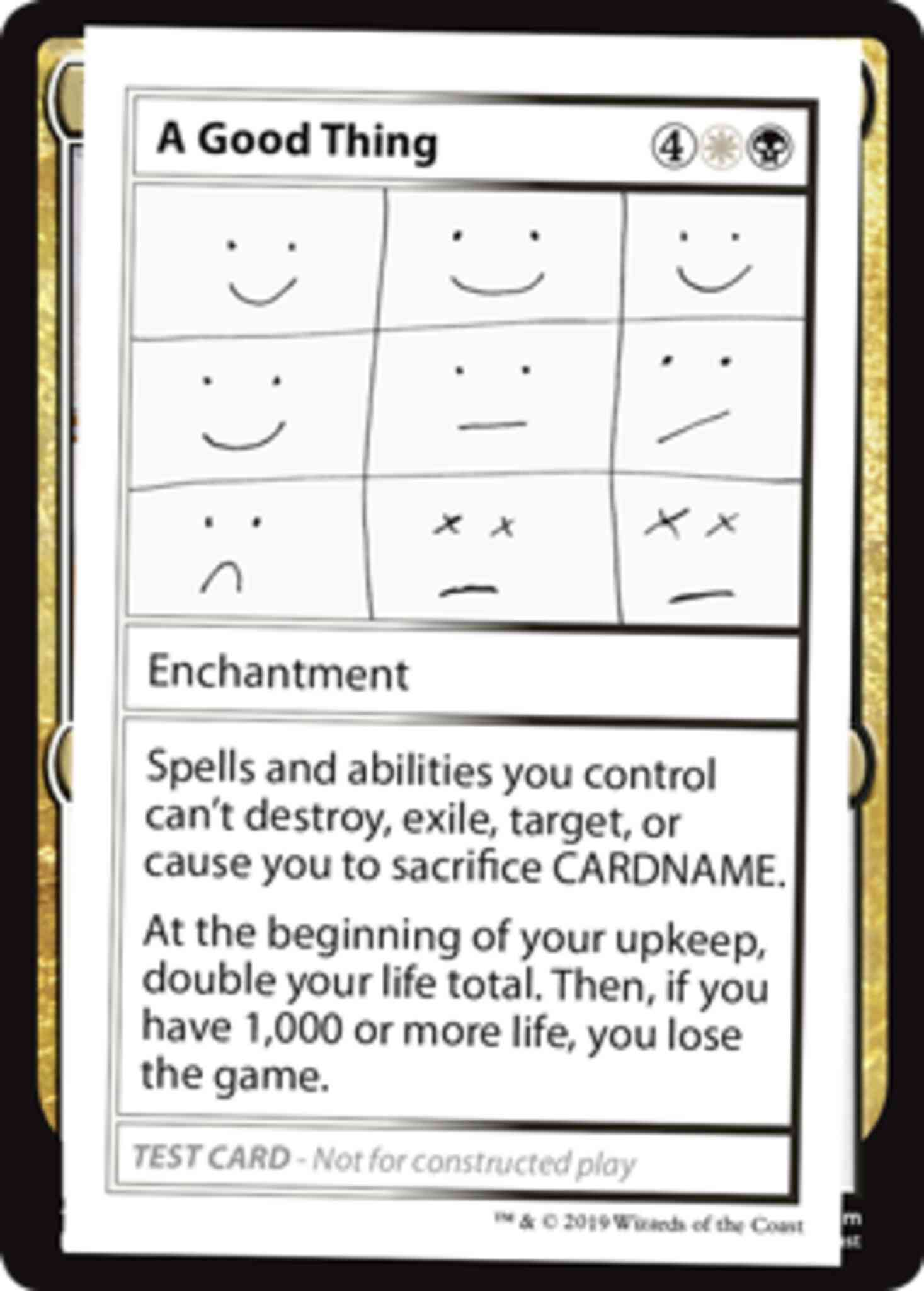 A Good Thing - No Symbol [86] [Mystery Booster Playtest Cards 2021] [Non-Foil]