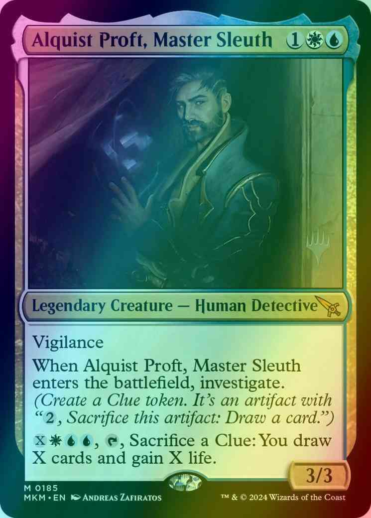 Alquist Proft, Master Sleuth [185p] [Promo Pack] [Murders at Karlov Manor: Promos] [Foil]