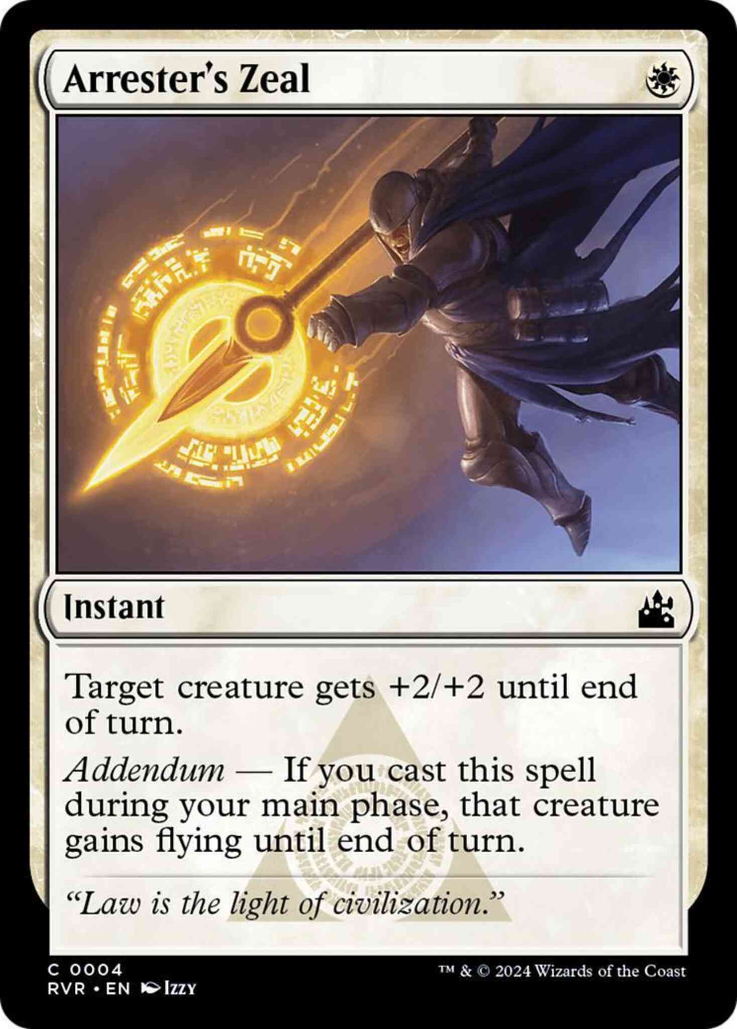 Arrester's Zeal [4] [Ravnica Remastered] [Non-Foil]