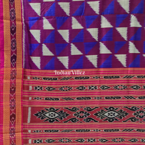 Multicolor Odisha Handloom Khandua Silk Saree