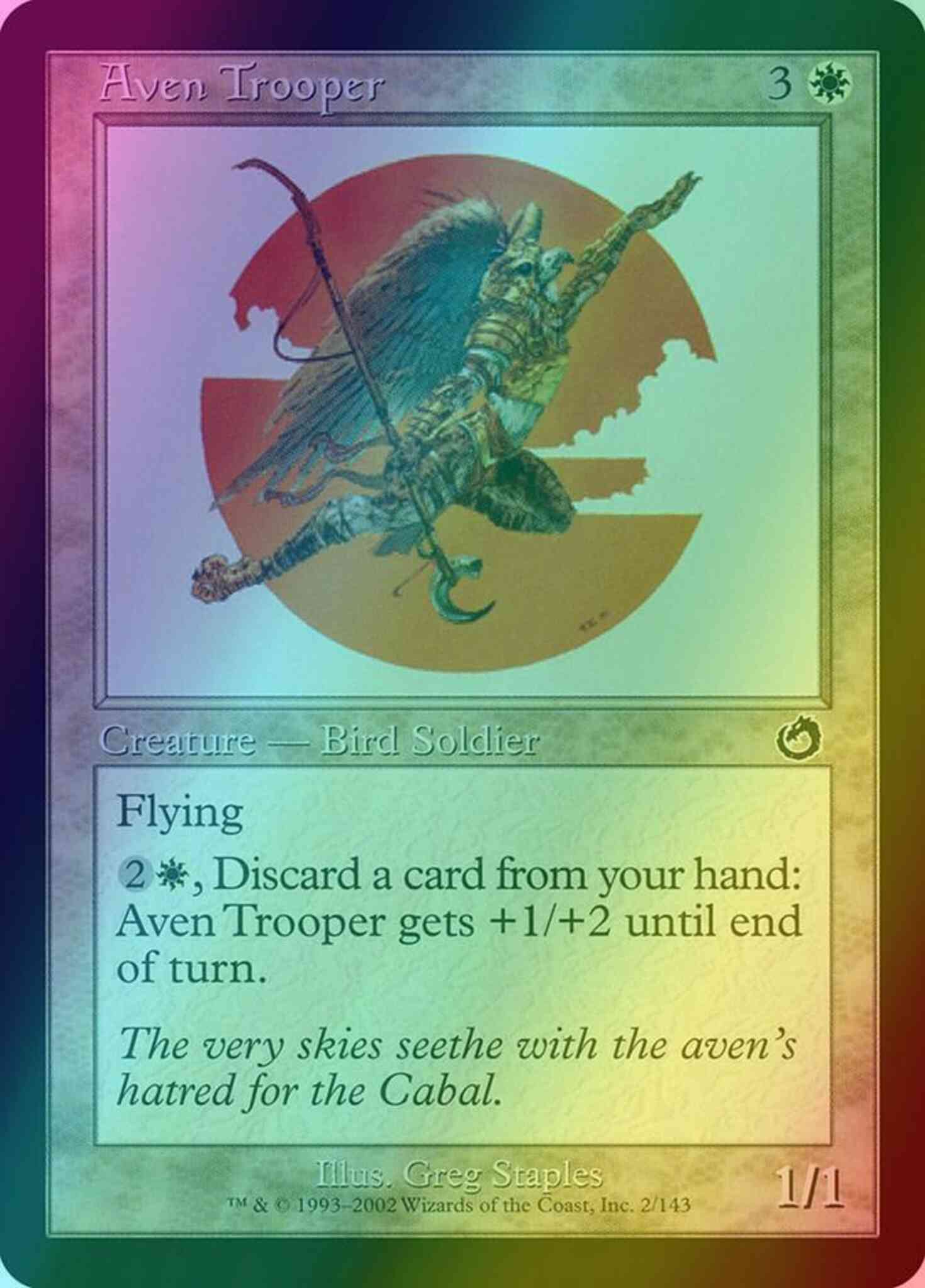Aven Trooper [2] [Torment] [Foil]