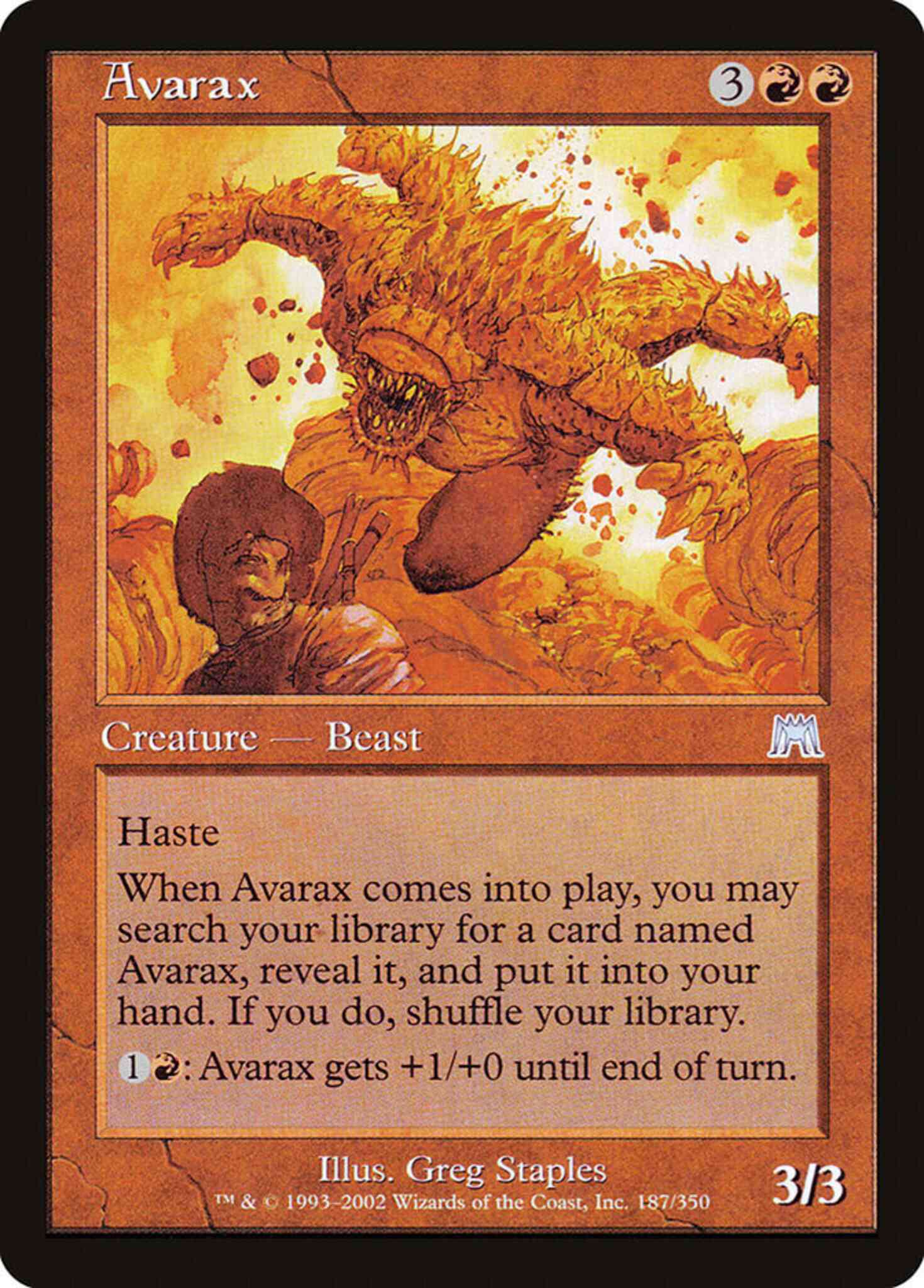 Avarax [187] [Onslaught] [Non-Foil]