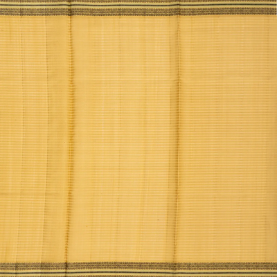 Red Handloom Kora Silk Saree With Checks & Beige Border