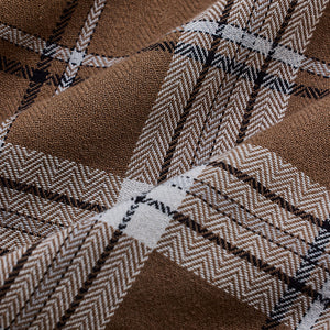 Brown Checks Slim Fit Shirt