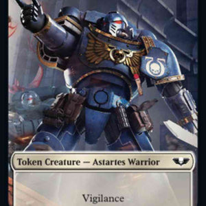 Astartes Warrior Token (01) // Clue Token (21) [Universes Beyond: Warhammer 40,000: Tokens] [Non-Foil]