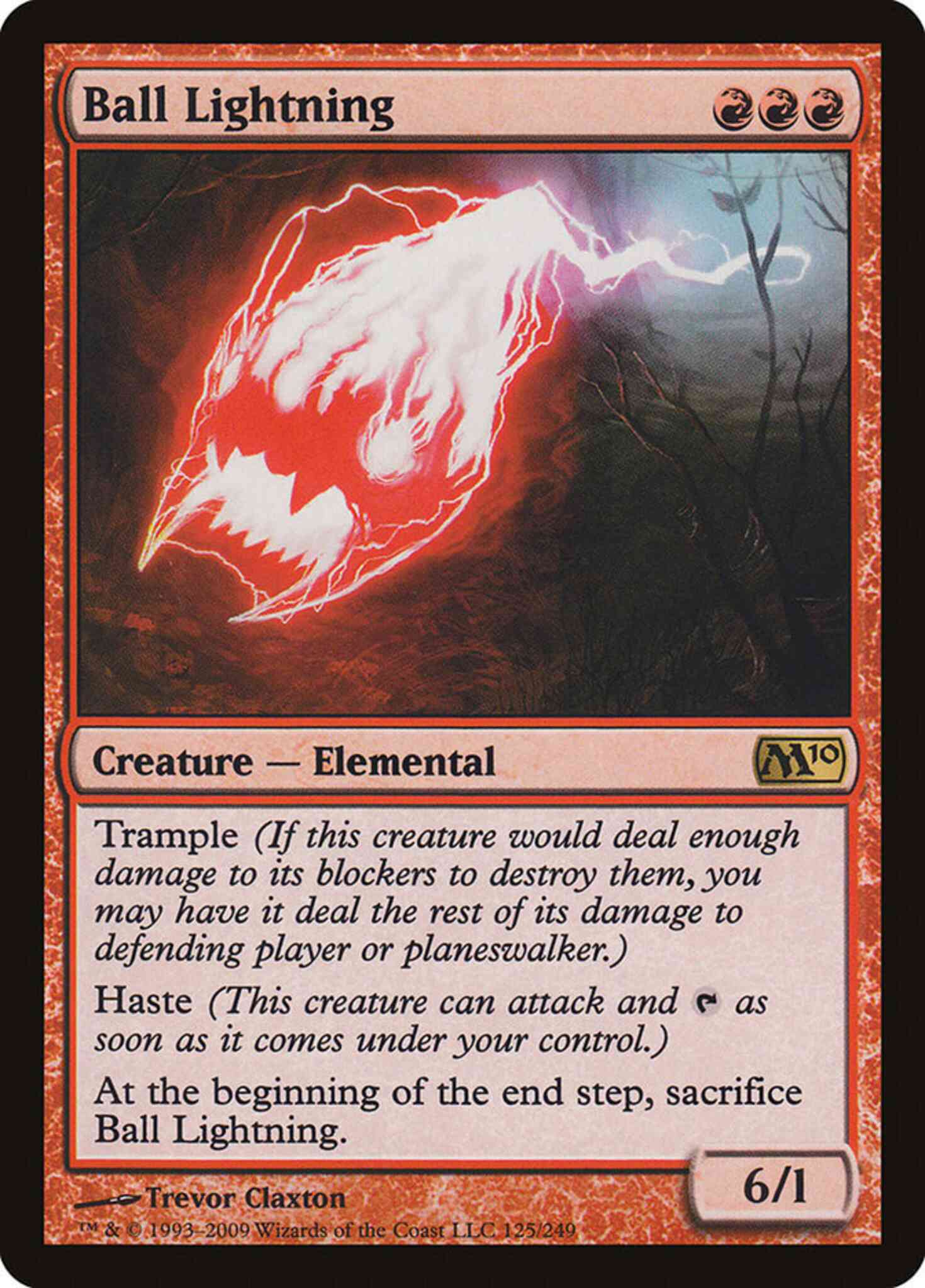 Ball Lightning [125] [Magic 2010] [Non-Foil]