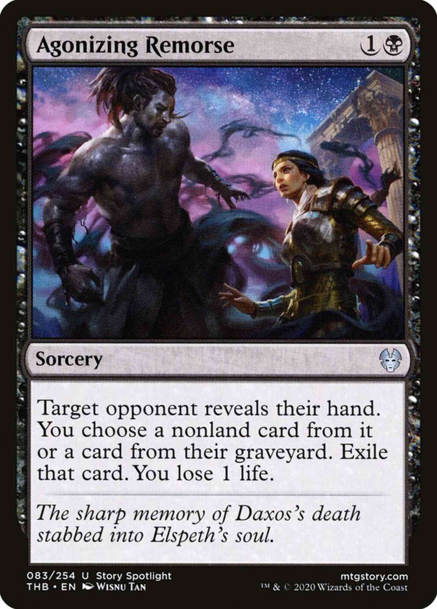 Agonizing Remorse [83] [Theros Beyond Death] [Non-Foil]