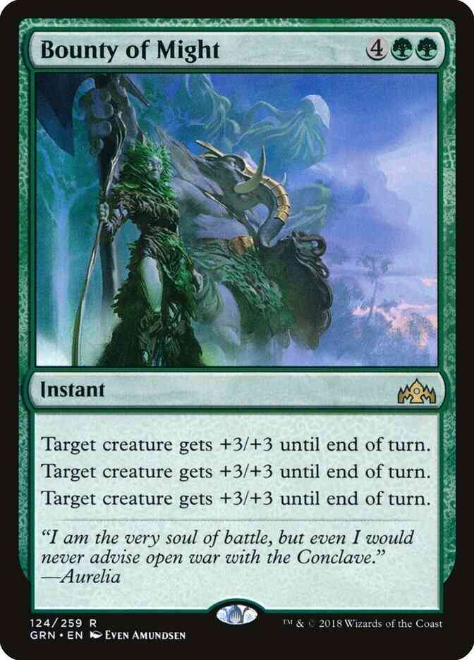 Bounty of Might [124] [Guilds of Ravnica] [Non-Foil]