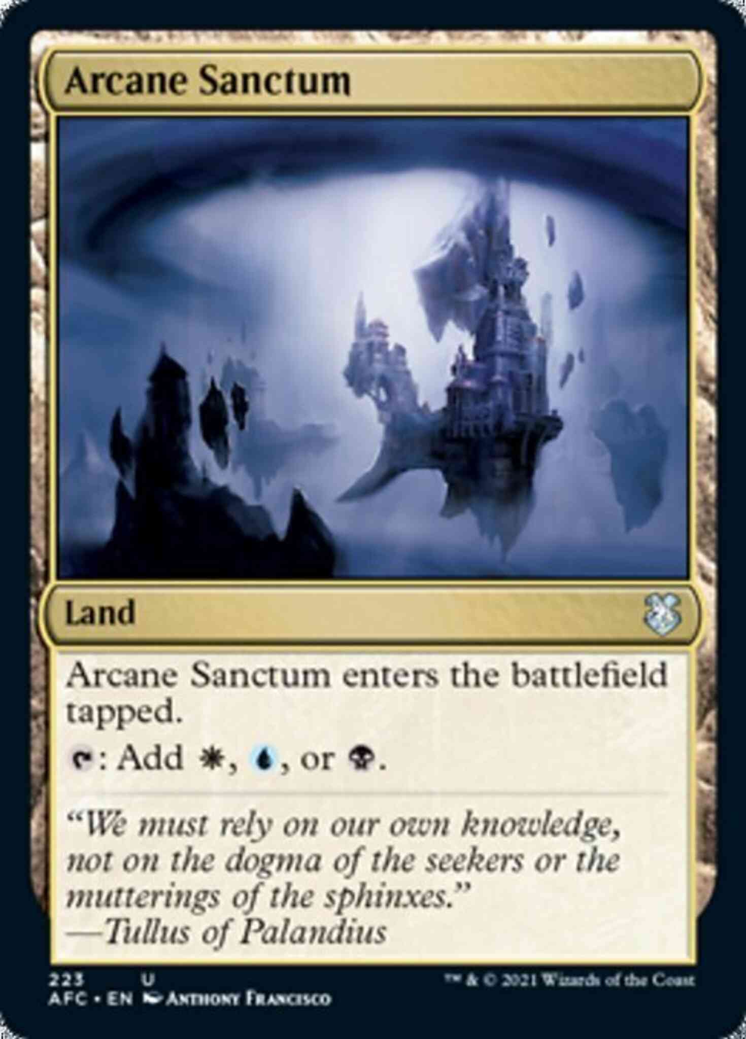 Arcane Sanctum [223] [Adventures in the Forgotten Realms Commander] [Non-Foil]
