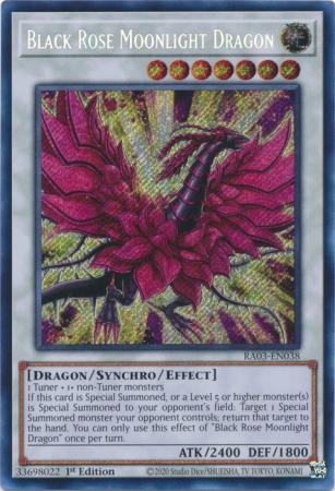 Black Rose Moonlight Dragon - RA03-EN038 - Secret Rare - 1st Edition