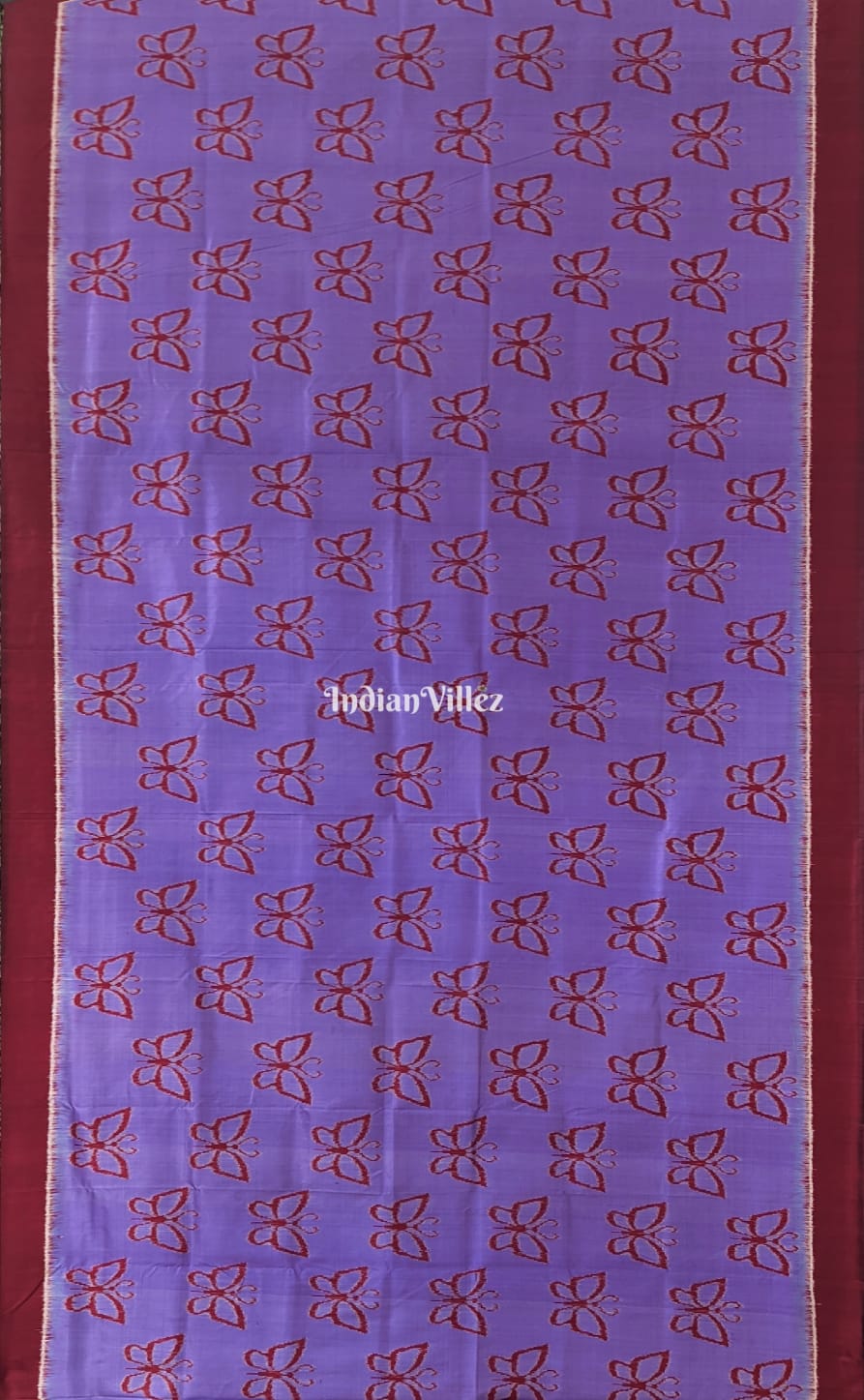 Lavender Butterfly Odisha Ikat Contemporary Silk Saree