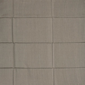 Taupe Handloom Tussar Silk Saree With Yellow Printed Motifs