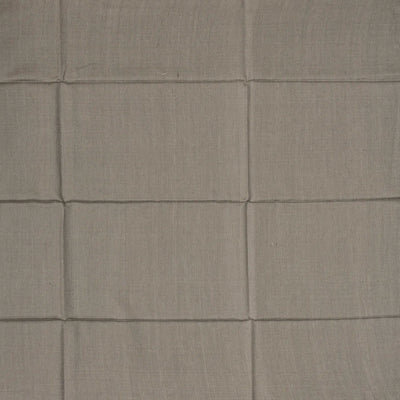 Taupe Handloom Tussar Silk Saree With Yellow Printed Motifs