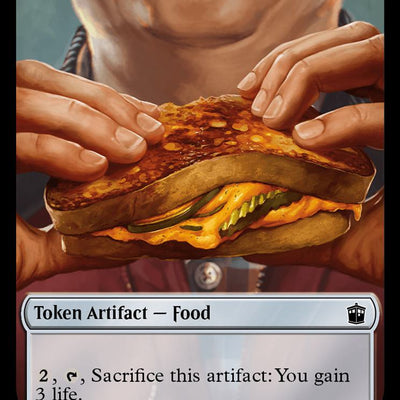 Alien Warrior Token (14) // Food Token (27) [Universes Beyond: Doctor Who: Tokens] [Non-Foil]