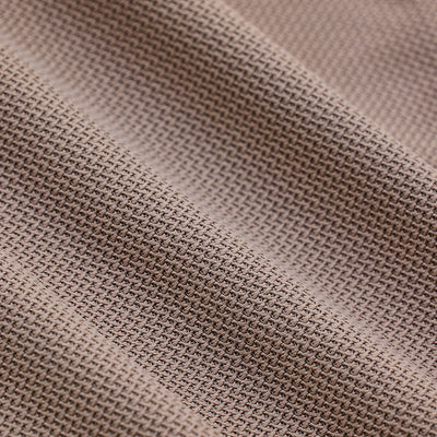 Beige Textured Polo T-Shirt