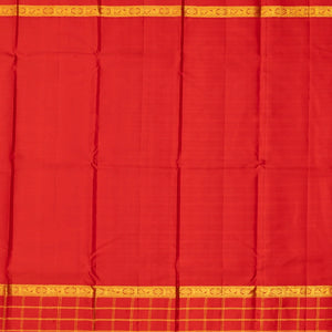 Multi Color Handloom Kanchipuram Korvai Silk Saree With Stripes