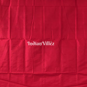 Parrot Green Red Dual Tone Elephant Pure Sambalpuri Bomkai Silk Saree