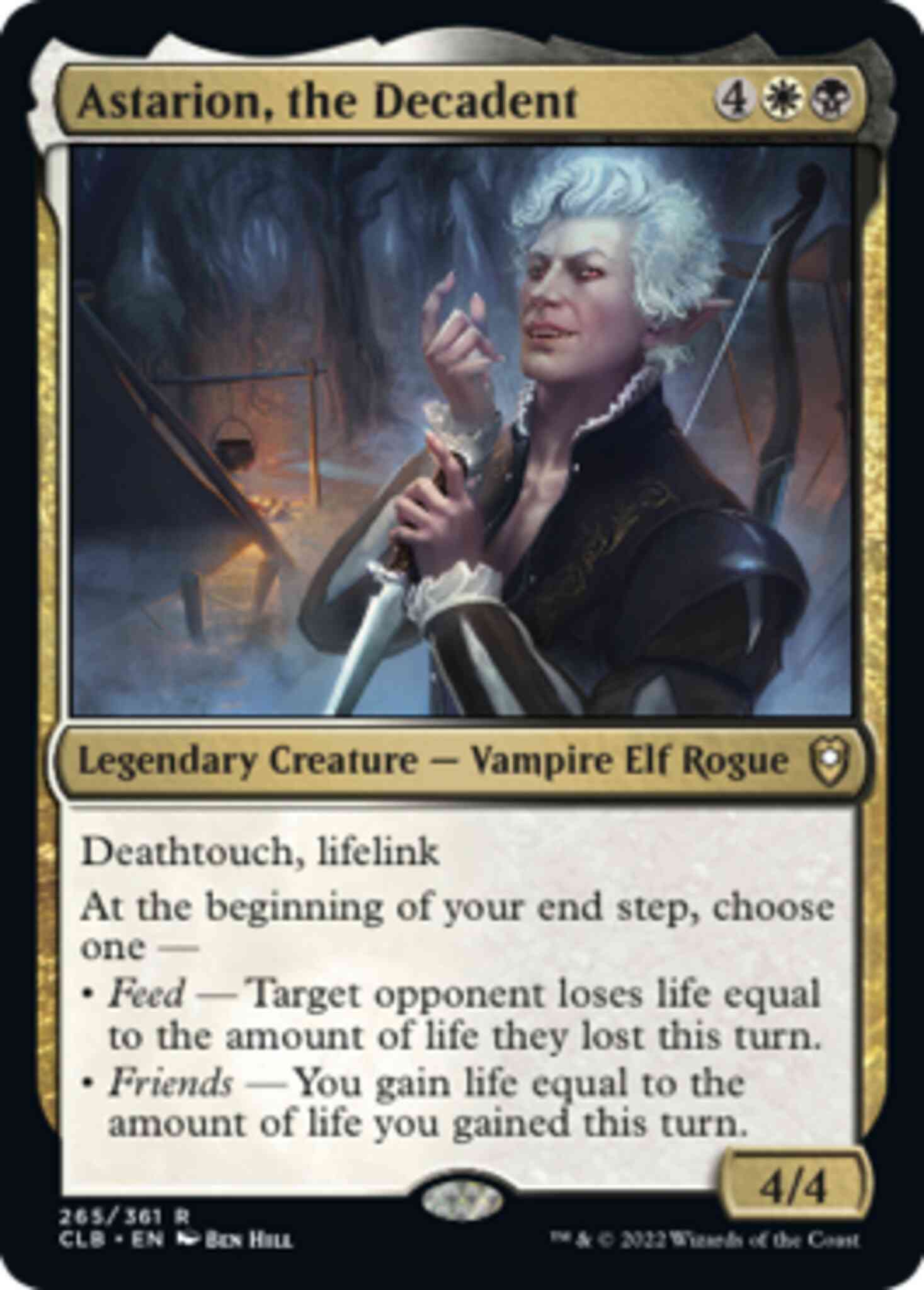 Astarion, the Decadent [265] [Commander Legends: Battle for Baldur's Gate] [Non-Foil]
