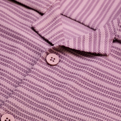 Pink Box Fit Stripes Shirt