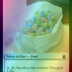 Alien Angel Token (11) // Food Token (25) [Universes Beyond: Doctor Who: Tokens] [Foil]