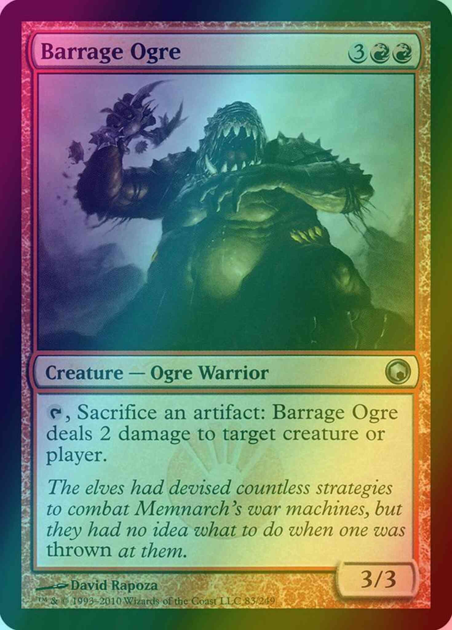 Barrage Ogre [83] [Scars Of Mirrodin] [Foil]