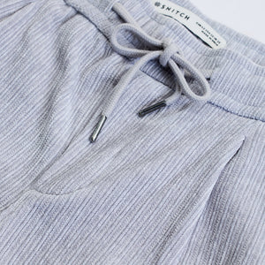 Light Grey Corduroy Relaxed Fit Trousers