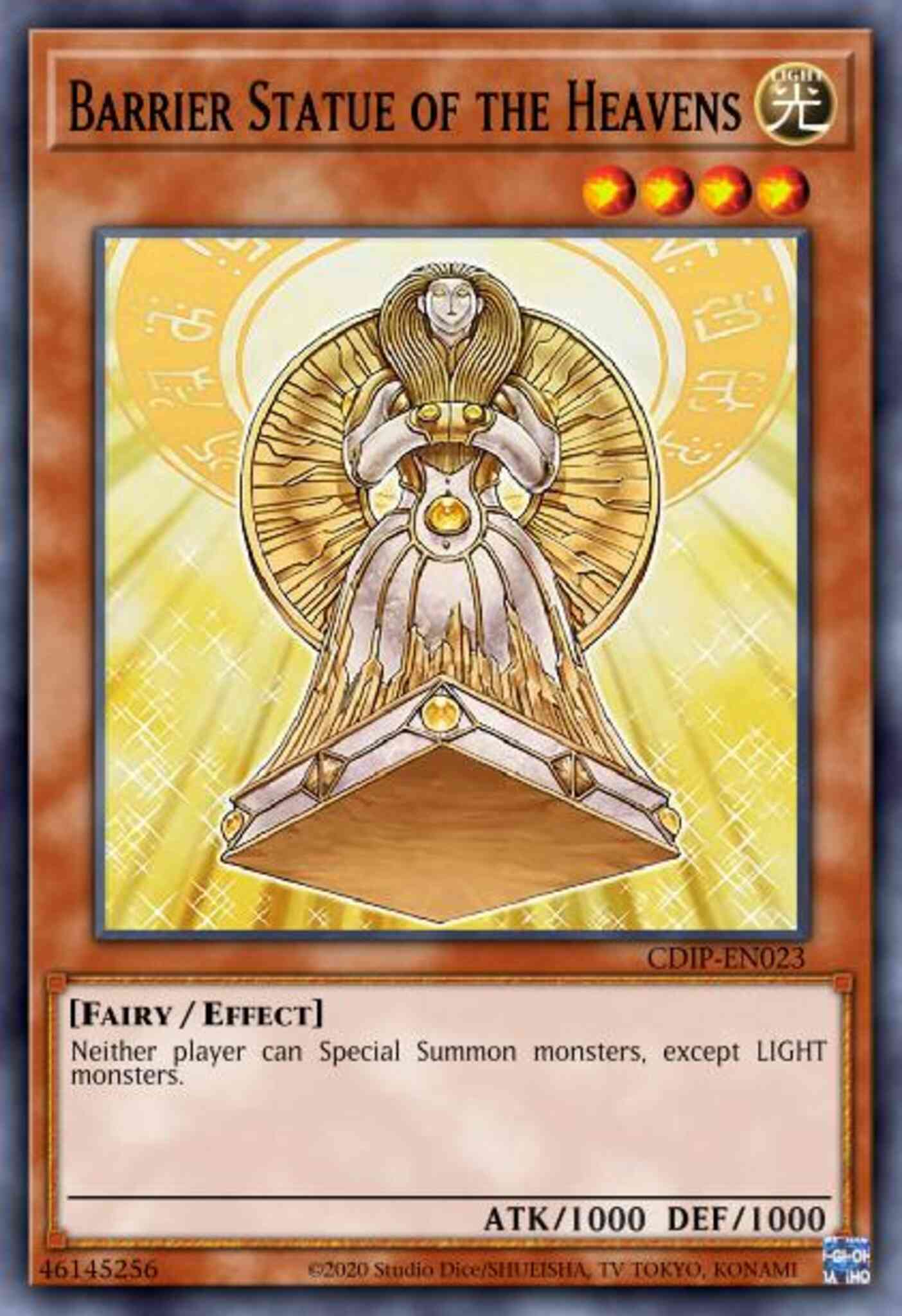 Barrier Statue of the Heavens - CDIP-EN023 - Common - 1st Edition