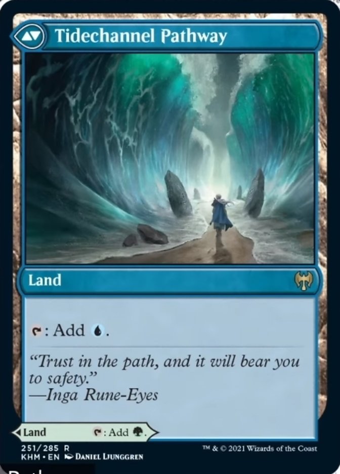 Barkchannel Pathway // Tidechannel Pathway [251] [Kaldheim] [Non-Foil]