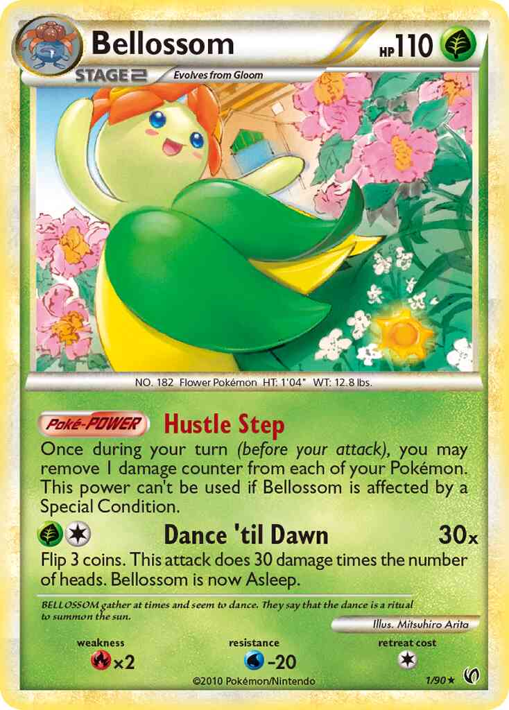Bellossom - 1/90 - Rare Holo [hgss3-1] [Reverse Holo]