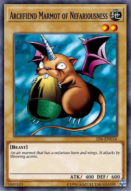 Archfiend Marmot of Nefariousness - TP6-EN016 - Common - Unlimited