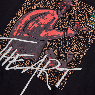 The Art Black Oversized Fit T-Shirt