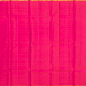 Blue Handloom Kanchipuram Korvai Silk Saree With Mango Buttas