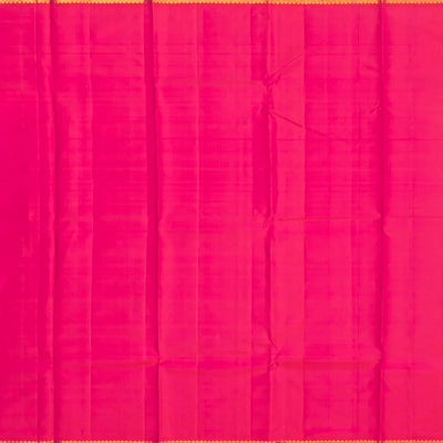 Blue Handloom Kanchipuram Korvai Silk Saree With Mango Buttas