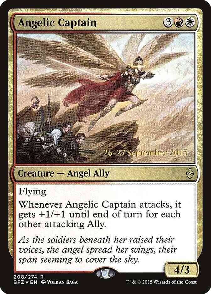 Angelic Captain [208s] [Battle for Zendikar Promos] [Foil]